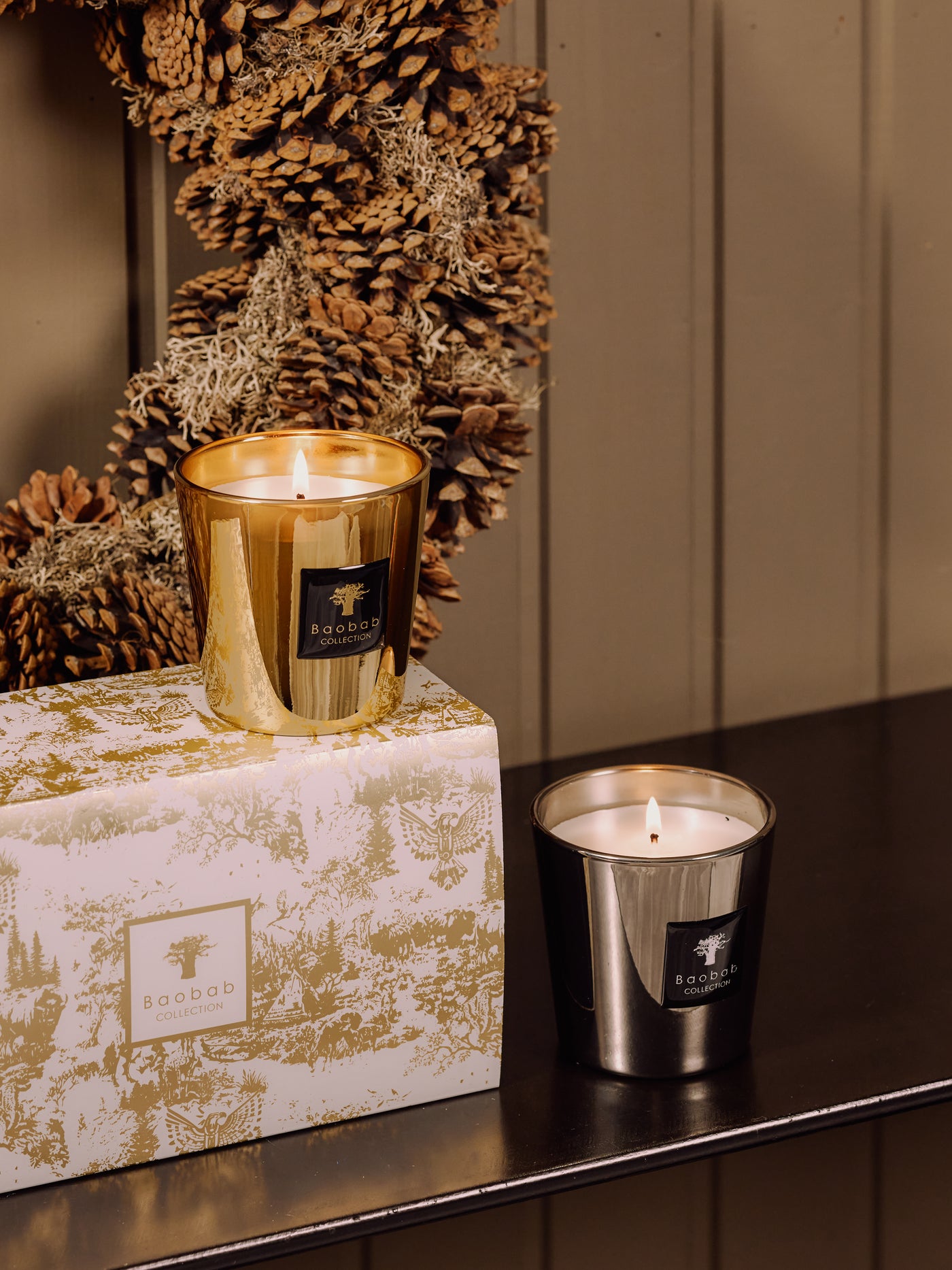 AURUM & PLATINUM LES EXCLUSIVES CANDLE DUO