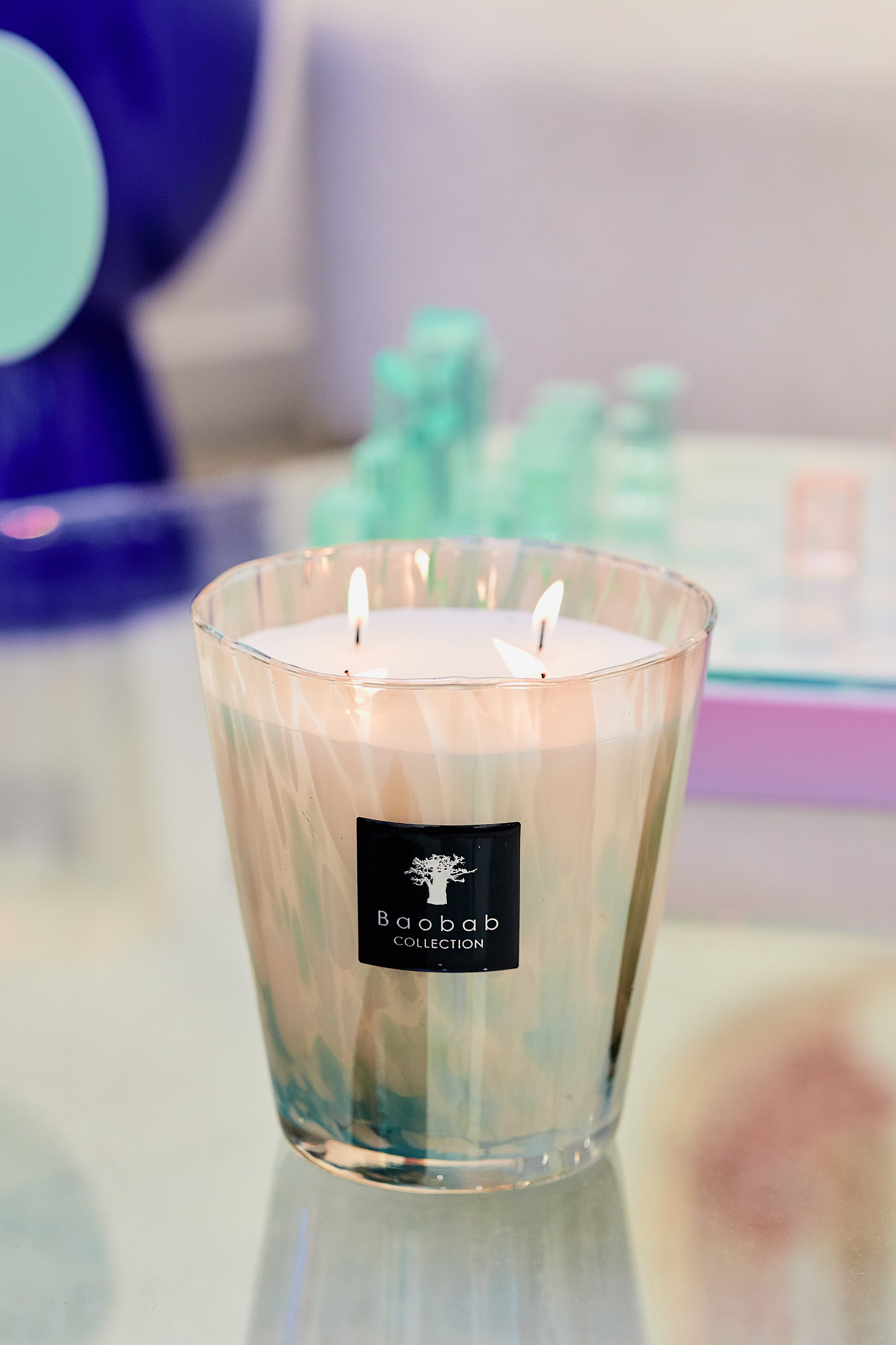 Baobab Collection White Pearls Candle
