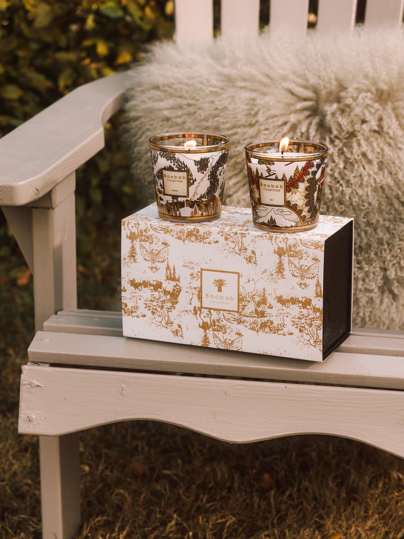 DUO CANDLES SKI - ASPEN