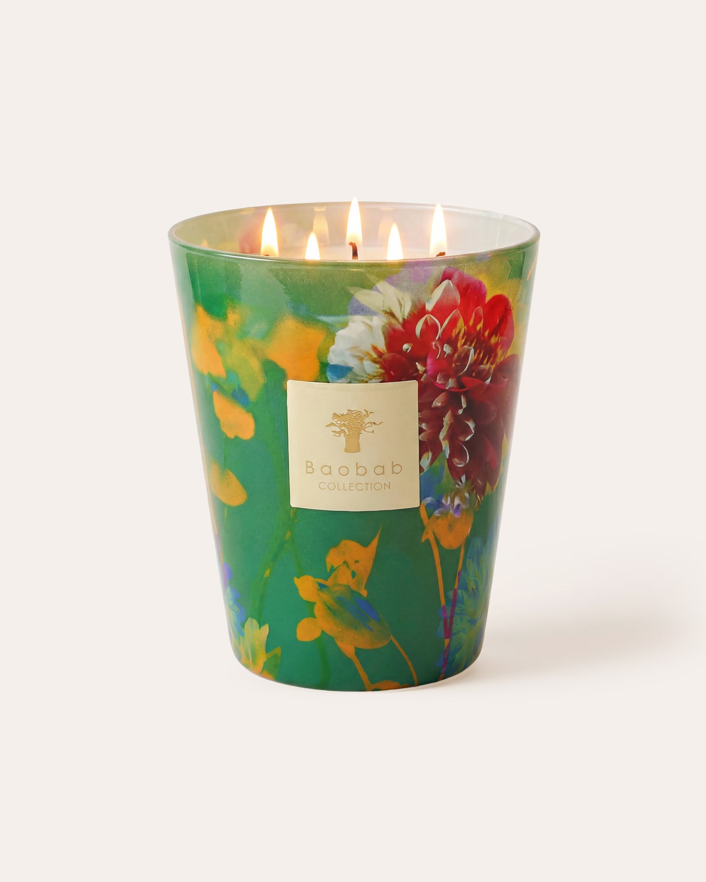 SCENTED CANDLE ARTY FLOWERS BOUQUET