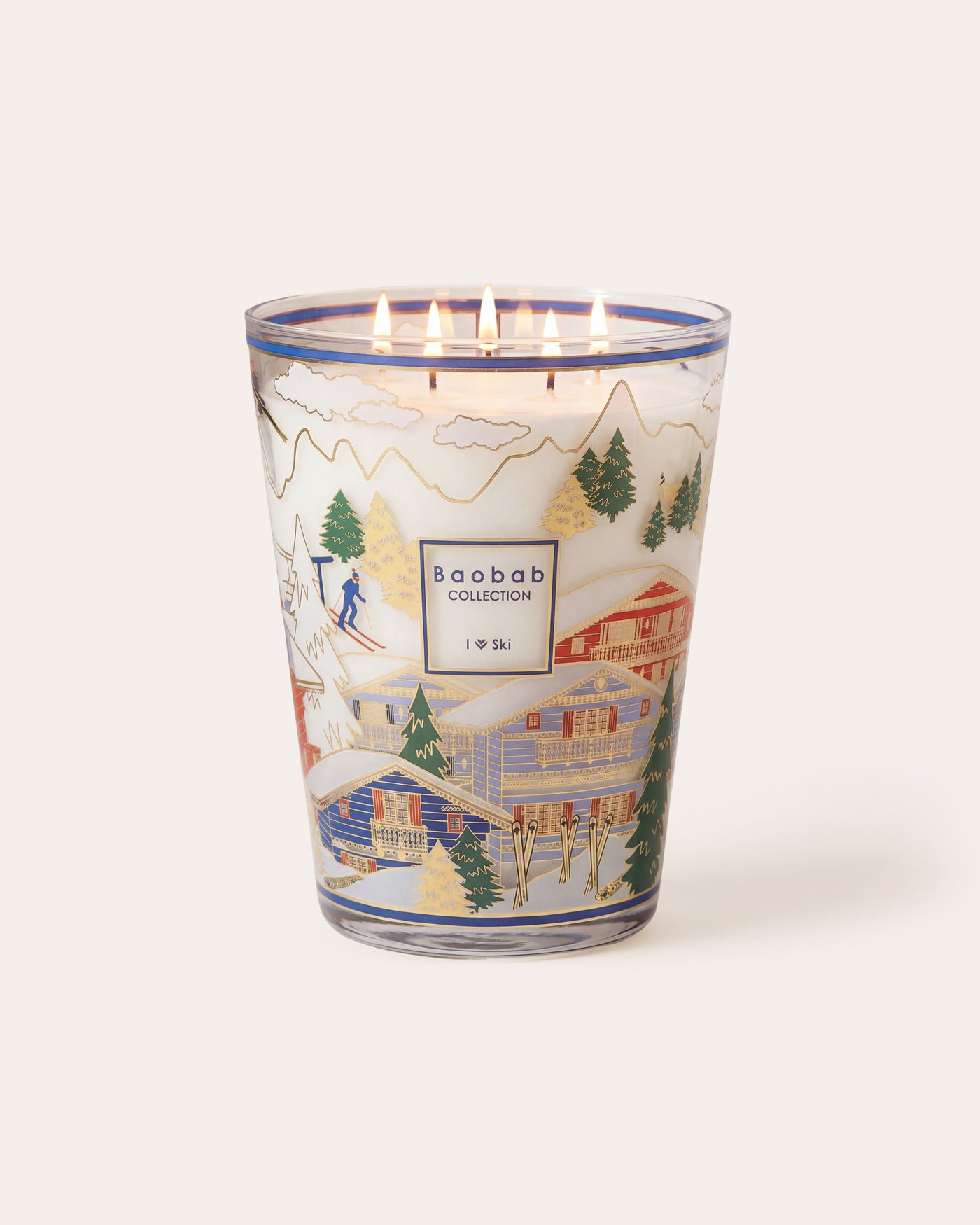 SCENTED CANDLE I LOVE SKI