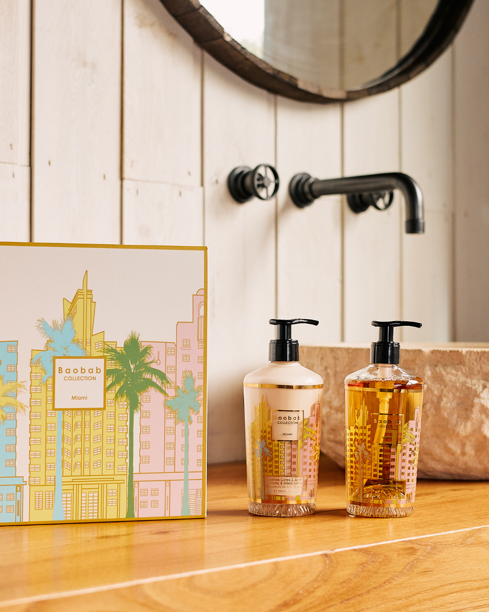 Baobab Collection Miami ボディ & ハンドローション GIFT BOX MIAMI BODY & HAND LOTION AND HAND WASH GEL – Baobab