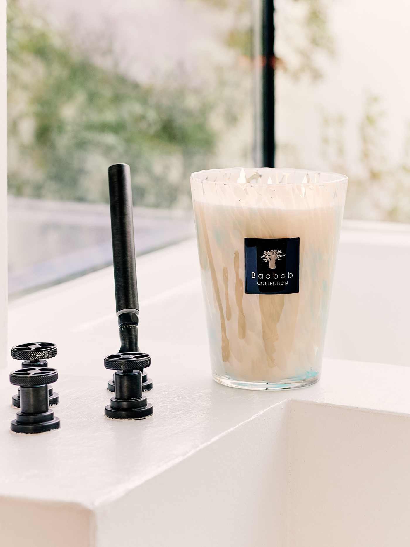 SCENTED CANDLE PEARLS SAPPHIRE