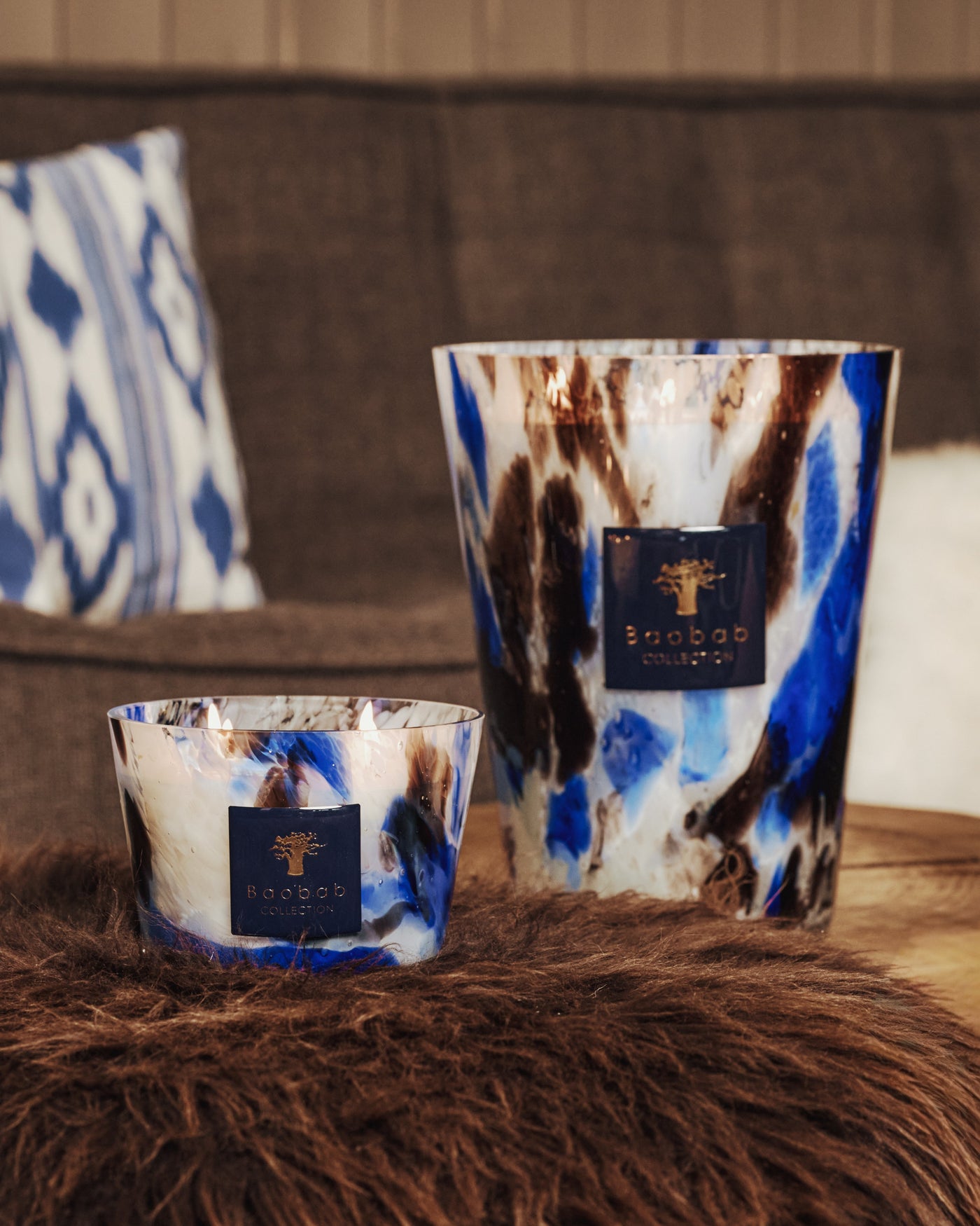 SCENTED CANDLE HALONA BLUE WORLD
