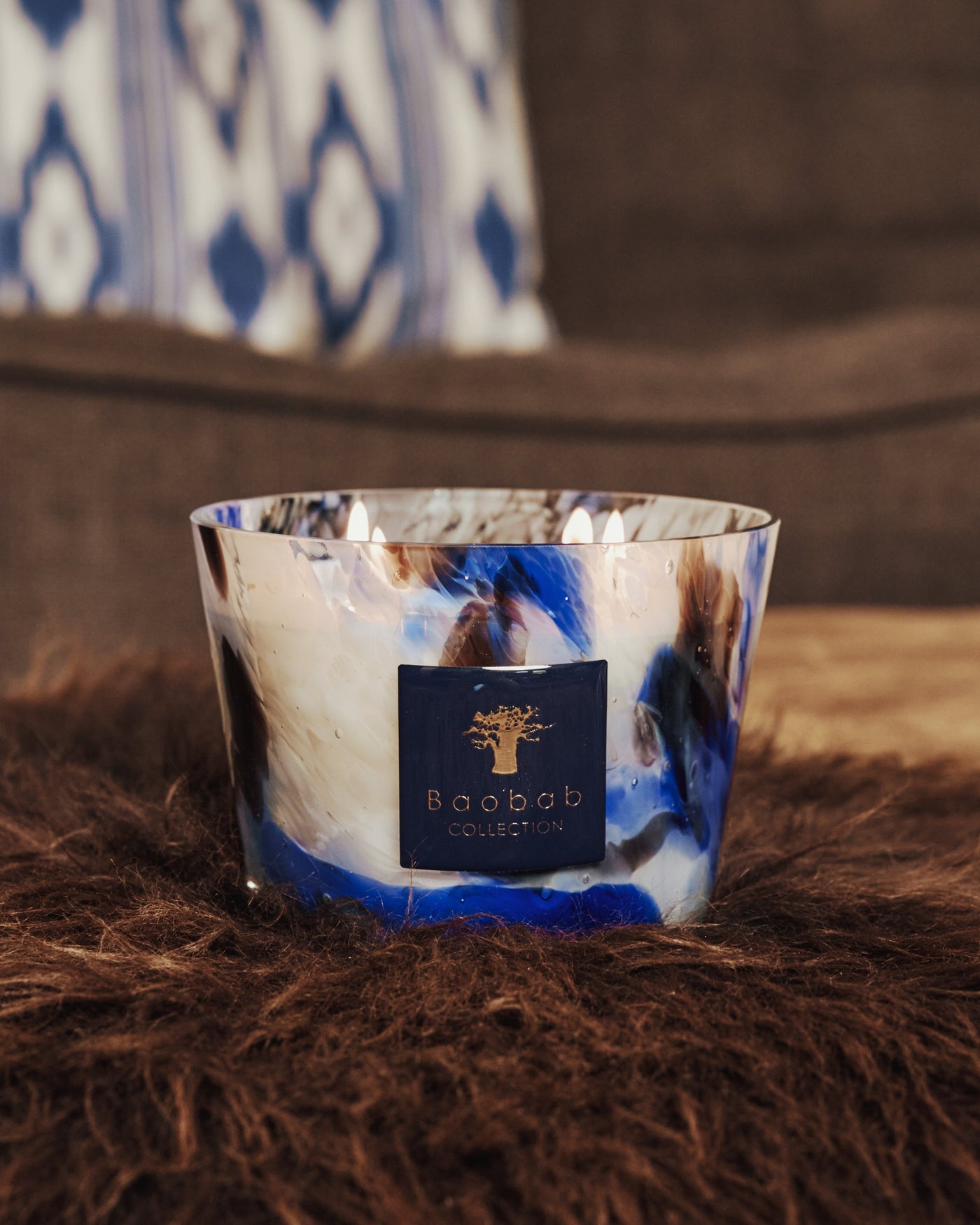 SCENTED CANDLE HALONA BLUE WORLD