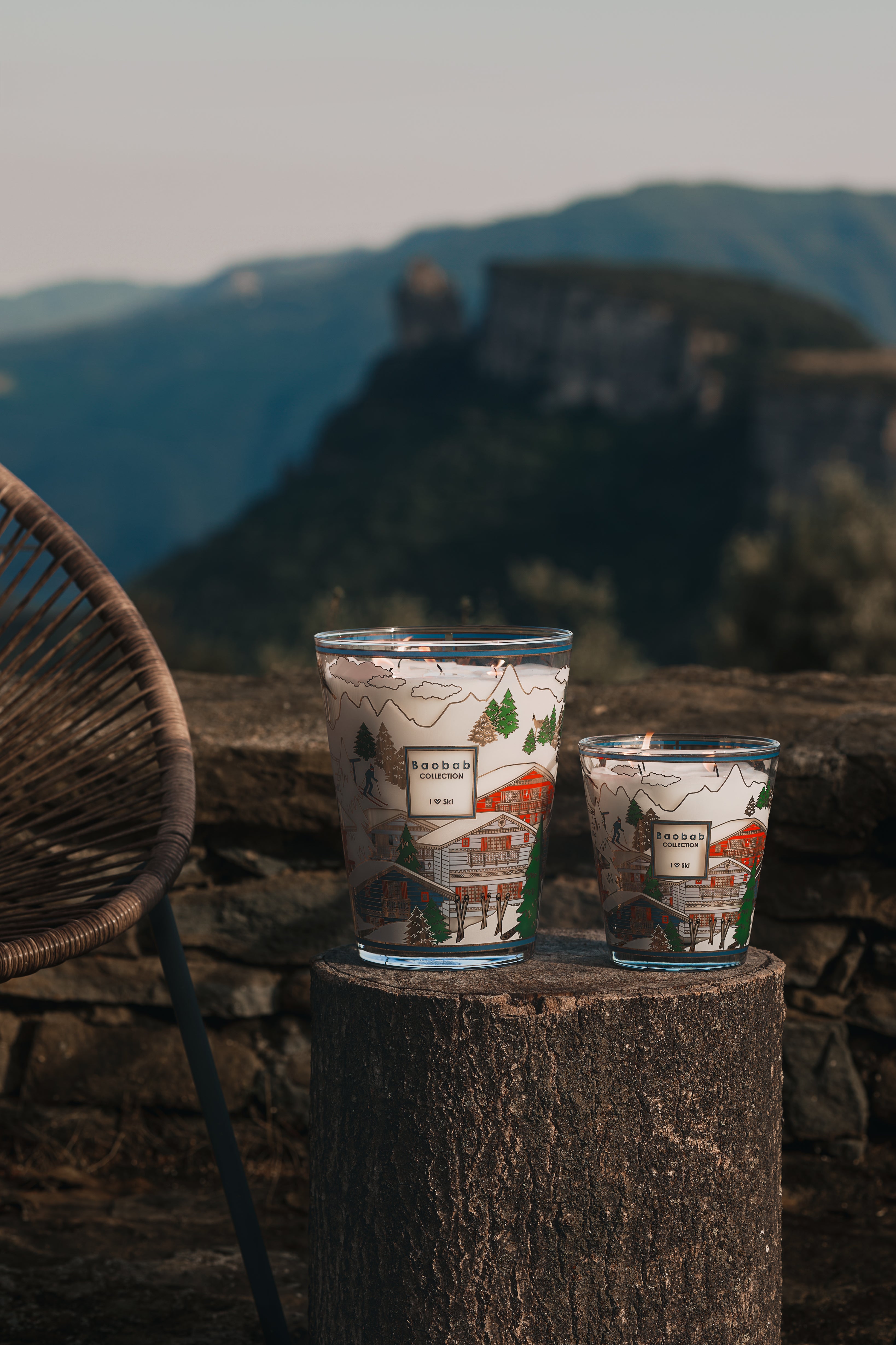 SCENTED CANDLE I LOVE SKI - BAOBAB COLLECTION • Baobab Collection Inc