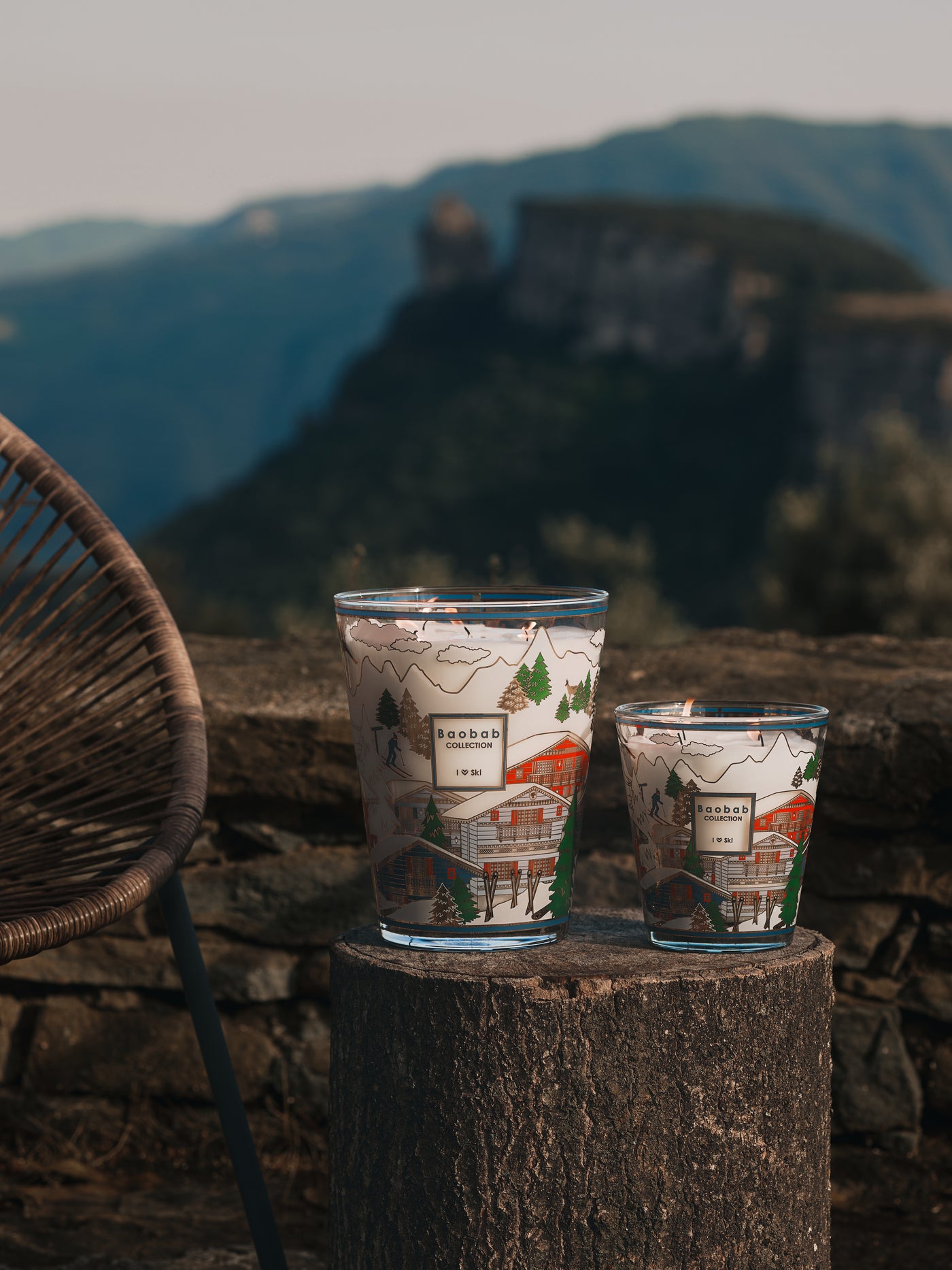 SCENTED CANDLE I LOVE SKI