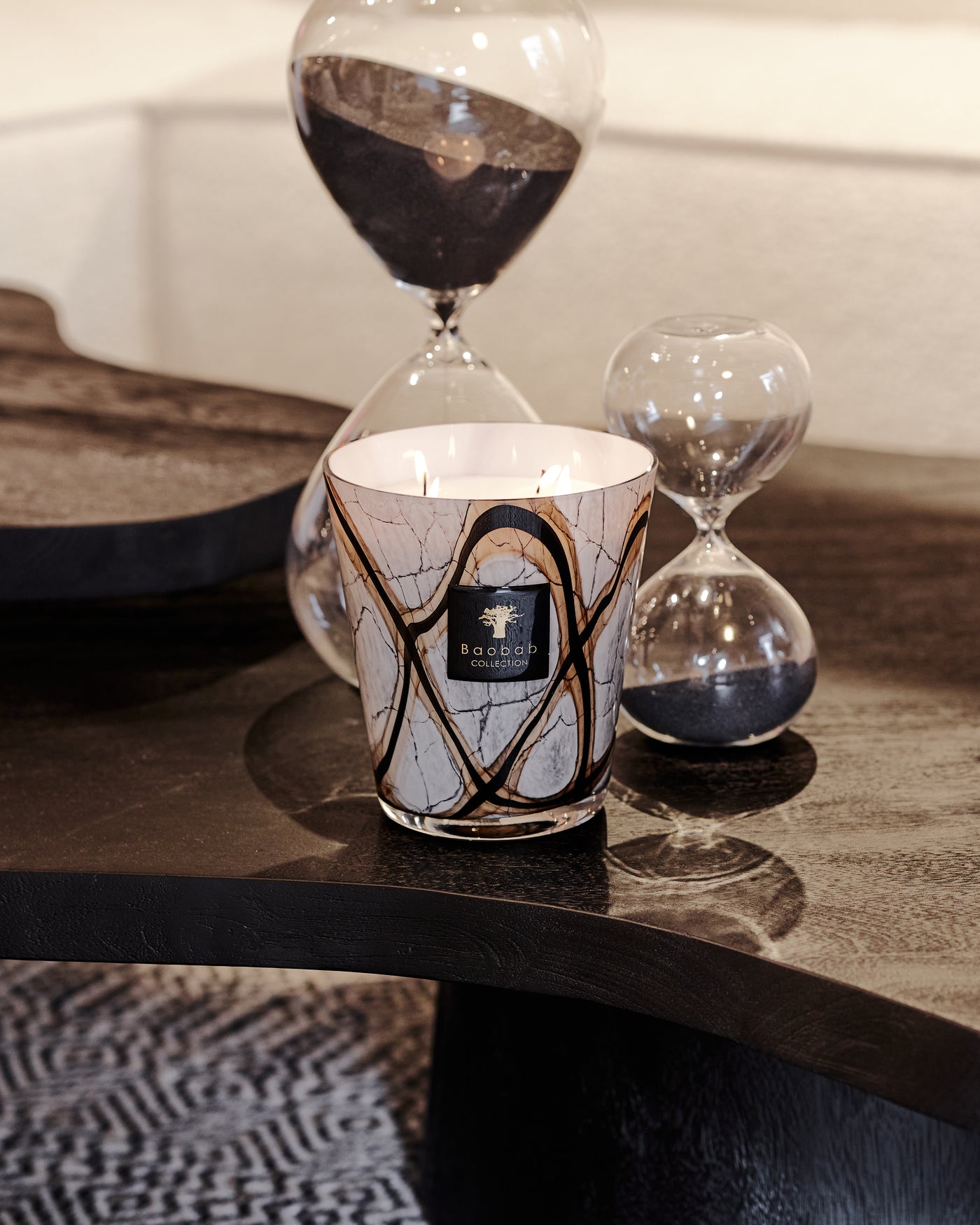 SCENTED CANDLE STONES MARBLE