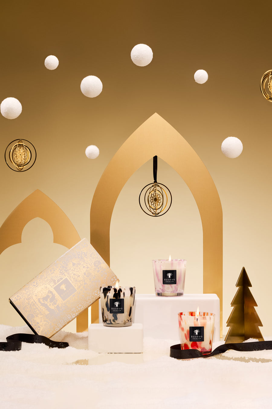 TRÍO DE VELAS PEARLS