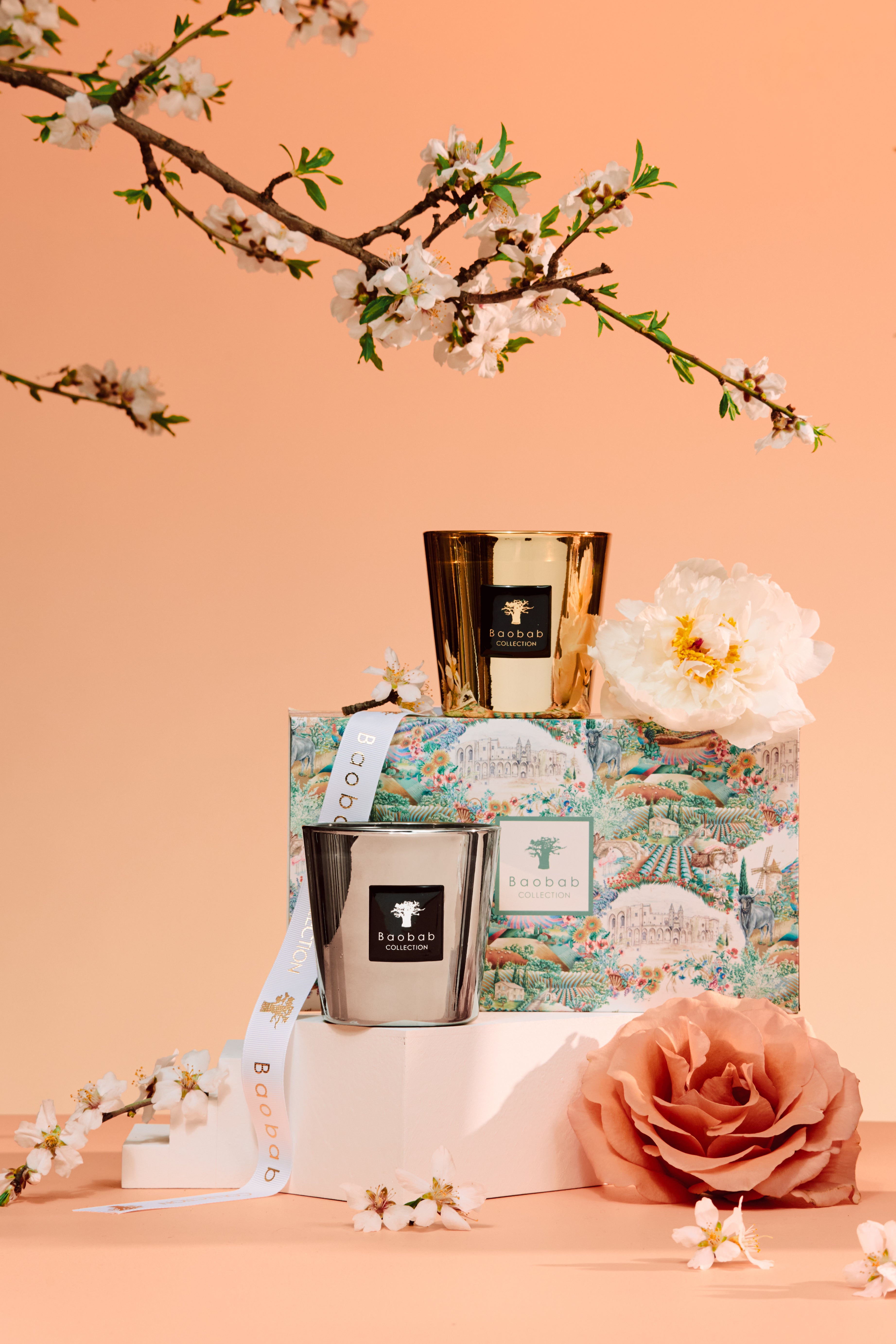 AURUM & PLATINUM LES EXCLUSIVES CANDLE DUO - BAOBAB COLLECTION