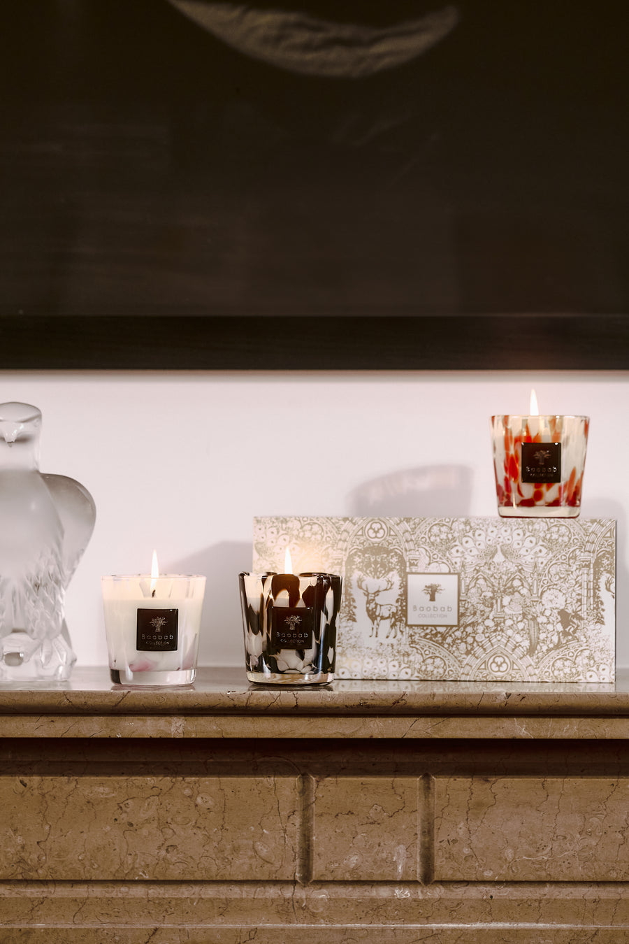 PEARLS CANDLE TRIO