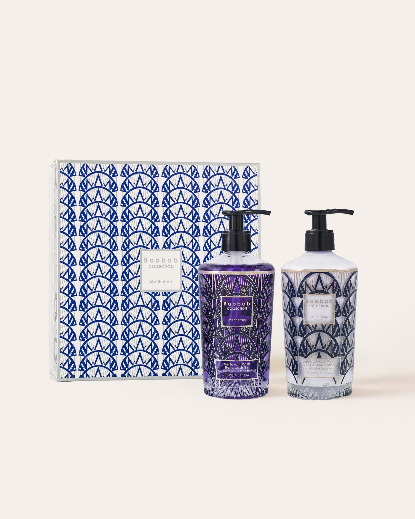 GIFT BOX MANHATTAN BODY & HAND LOTION AND HAND WASH GEL