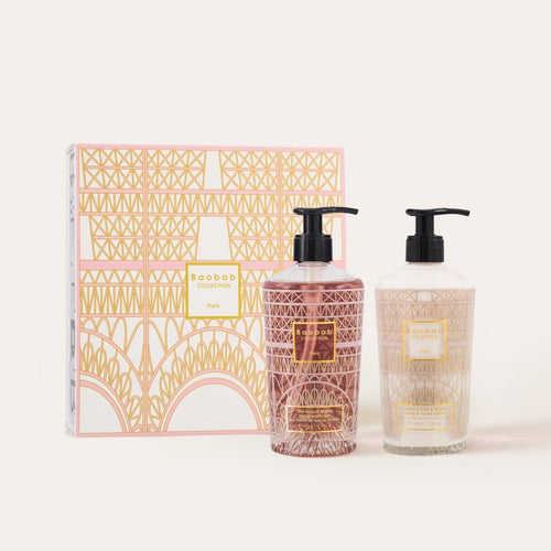 GIFT BOX PARIS BODY & HAND LOTION AND HAND WASH GEL
