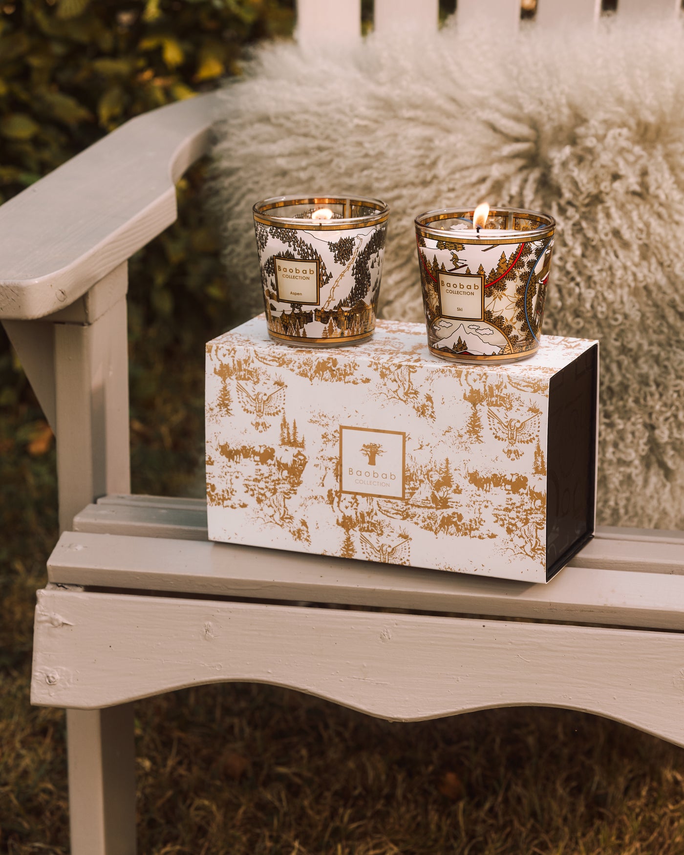 DUO CANDLES SKI - ASPEN