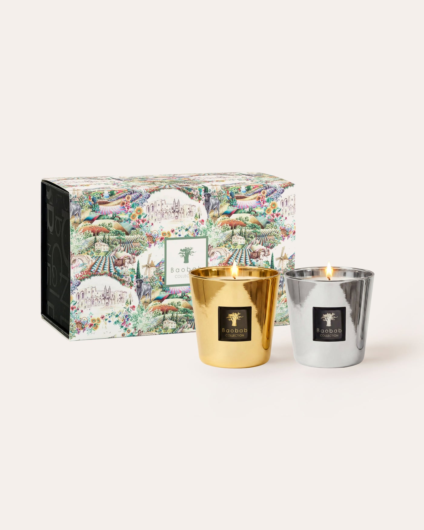AURUM & PLATINUM LES EXCLUSIVES CANDLE DUO