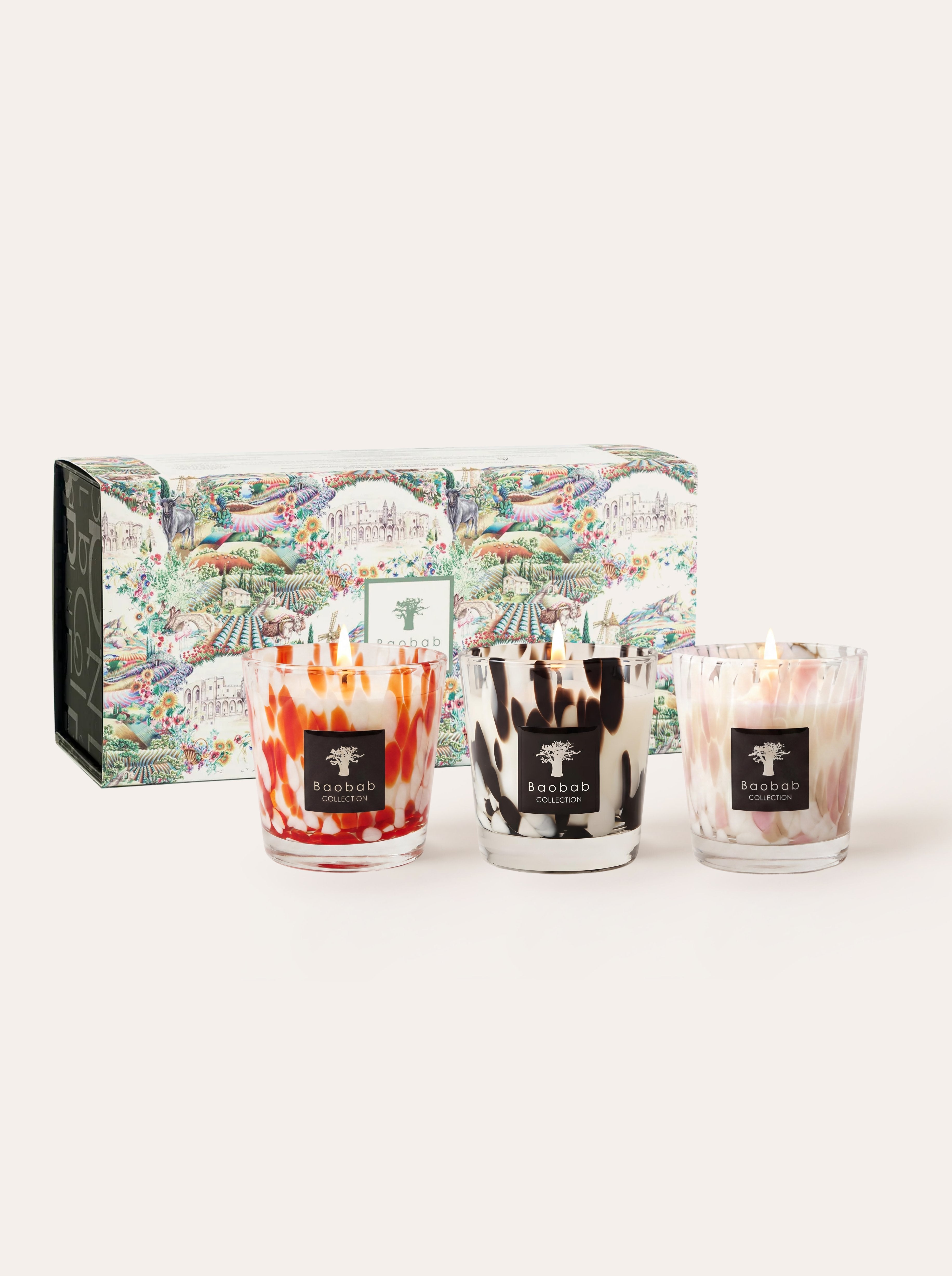 PEARLS CANDLE TRIO - BAOBAB COLLECTION • Baobab Collection Inc