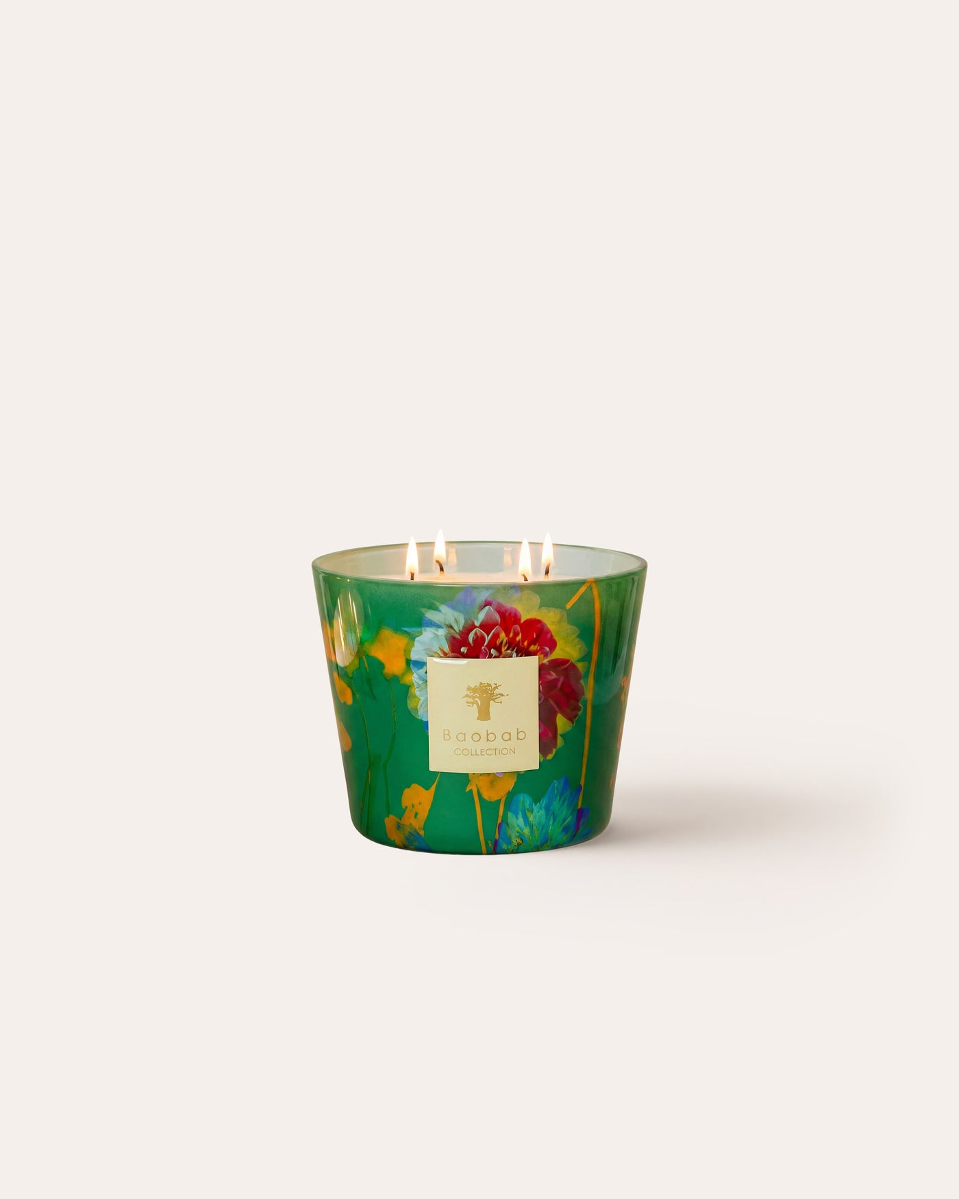 SCENTED CANDLE ARTY FLOWERS BOUQUET
