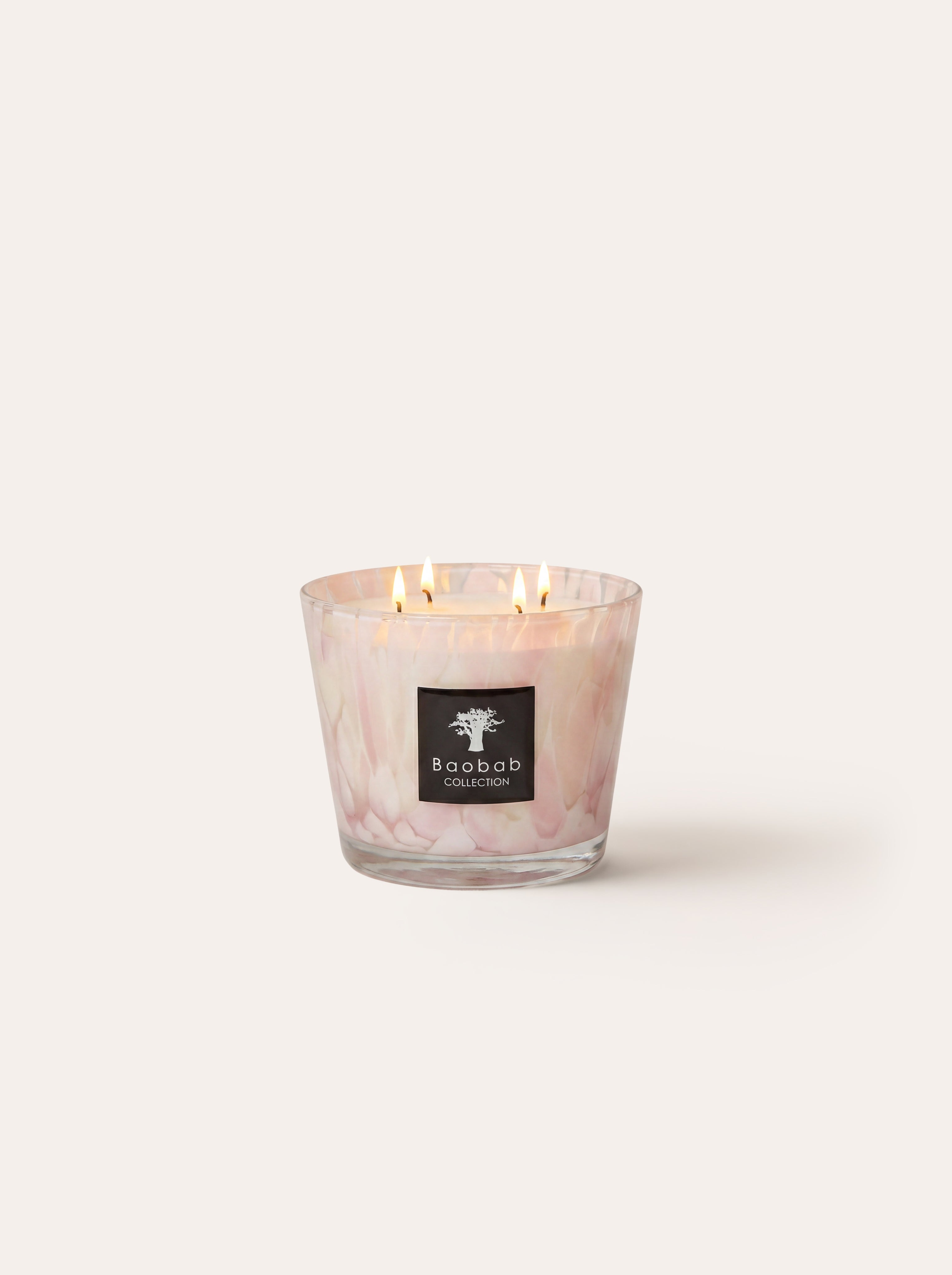 アロマキャンドルbaobab(バオバブ)PEARLS WHITEサイズMax24 SCENTED CANDLE PEARLS WHITE - BAOBAB COLLECTION • Baobab