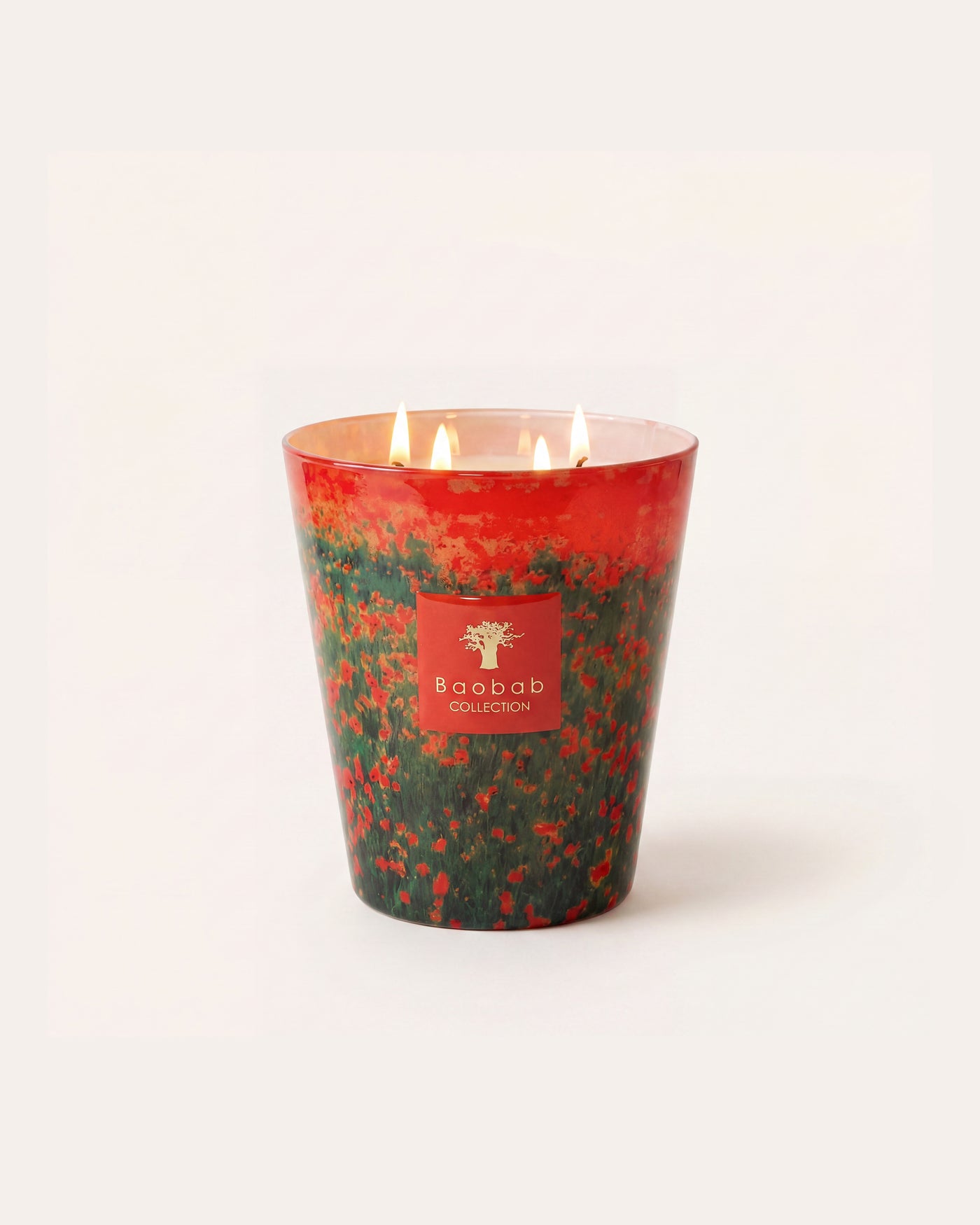 SCENTED CANDLE ARTY FLOWERS POPPIES MAX 16