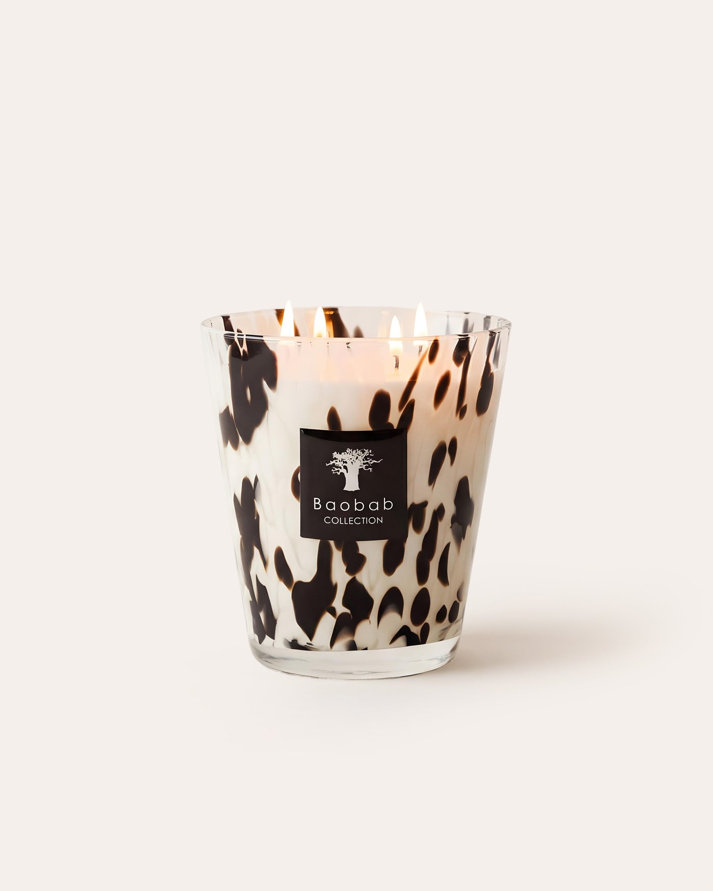 SCENTED CANDLE PEARLS BLACK