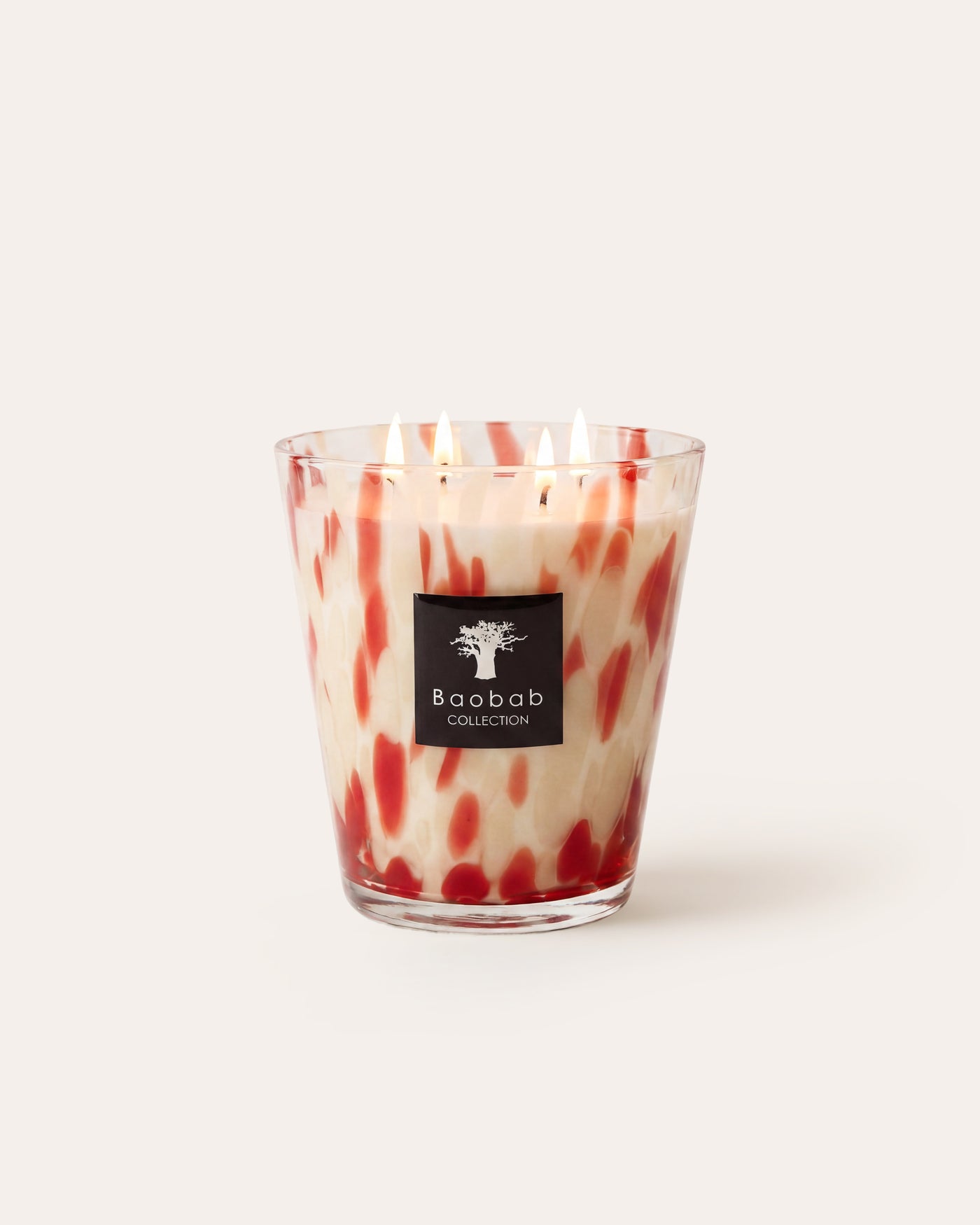 SCENTED CANDLE PEARLS CORAL