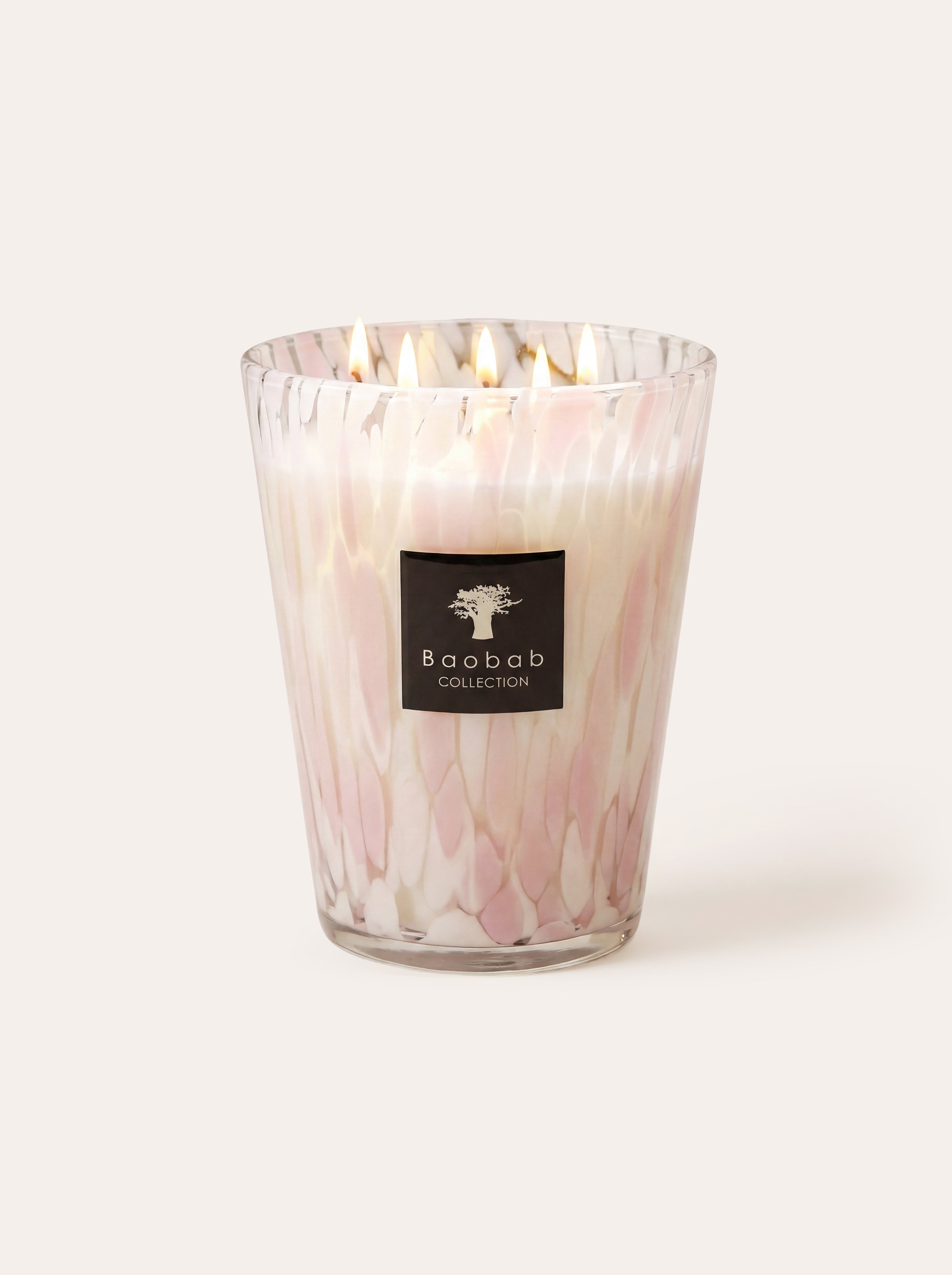 アロマキャンドルbaobab(バオバブ)PEARLS WHITEサイズMax24 SCENTED CANDLE PEARLS WHITE - BAOBAB COLLECTION • Baobab