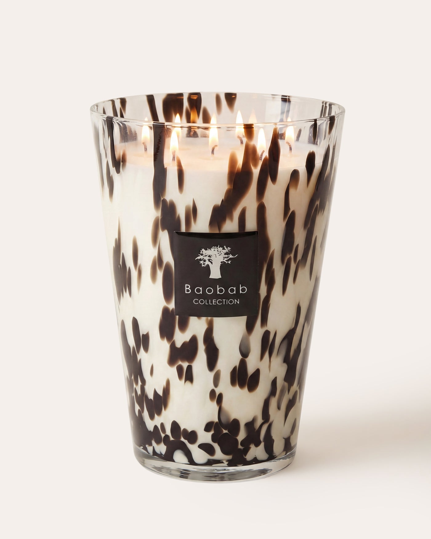 SCENTED CANDLE PEARLS BLACK MONUMENT