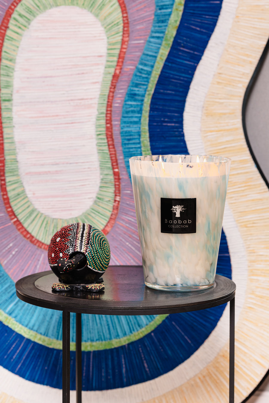 SCENTED CANDLE PEARLS SAPPHIRE