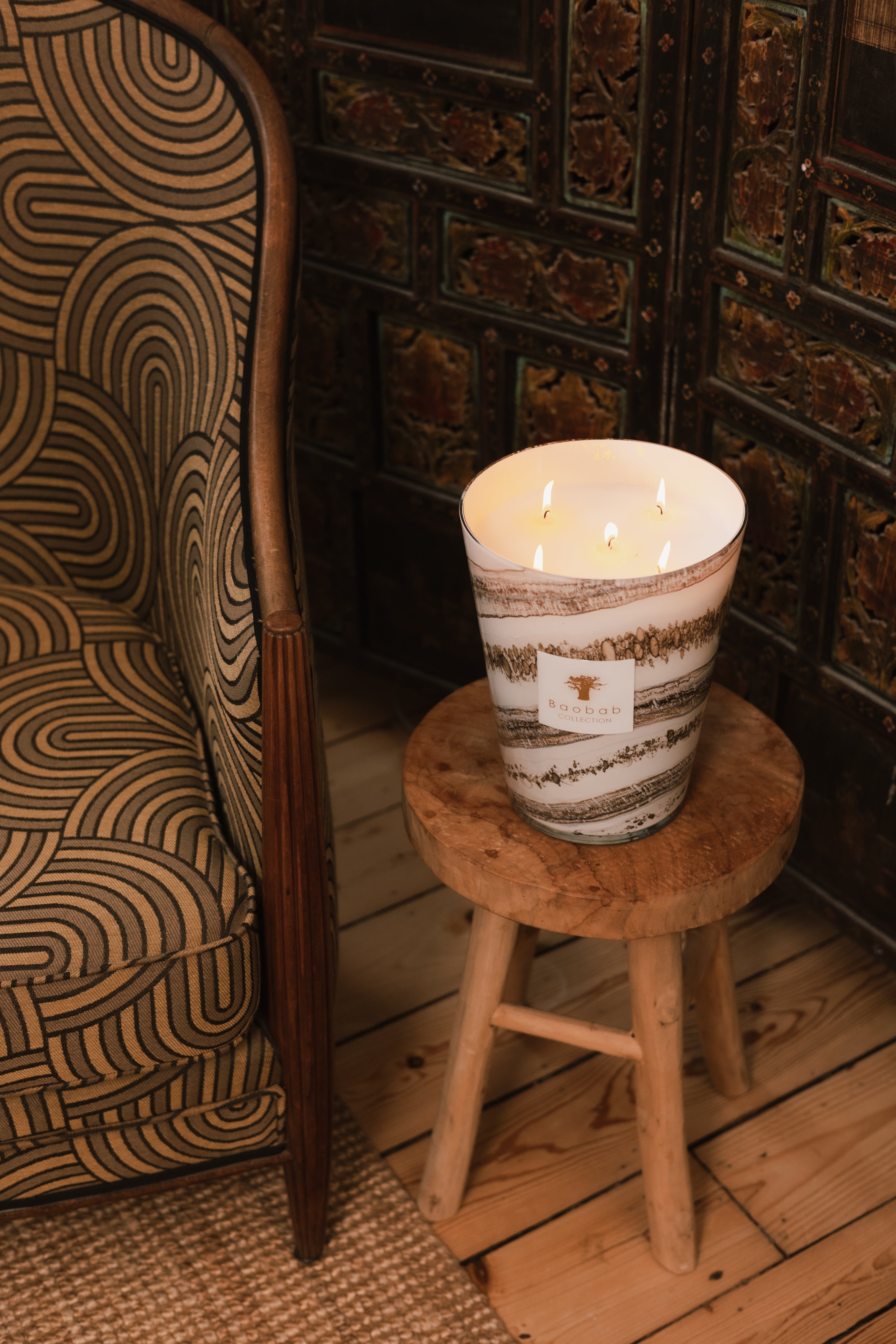 CANDLE SAND SILOLI - BAOBAB COLLECTION • Baobab Collection Inc