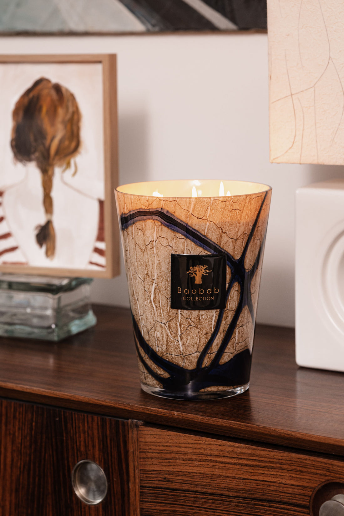 SCENTED CANDLE STONES LAZULI - BAOBAB COLLECTION