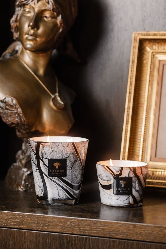 CANDLE STONES MARBLE - BAOBAB COLLECTION • Baobab Collection Inc