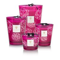 CANDLE COLLECTIBLE ROSES BURGUNDY