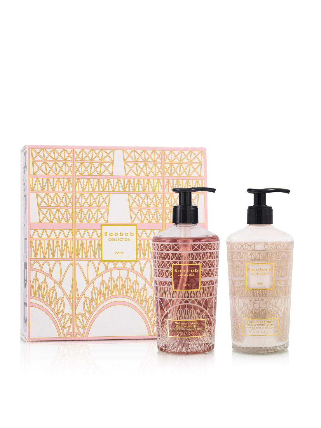 GIFT BOX PARIS BODY & HAND LOTION AND HAND WASH GEL